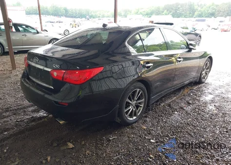 2017 Infiniti Q50 3.0T Signature Edition из США, поврежденный, VIN JN1EV7APXHM739007